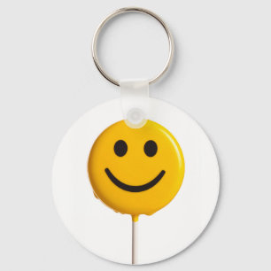 smiley face keychain