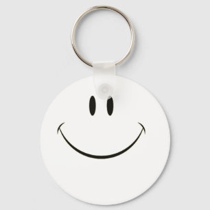 Smiley face keychain