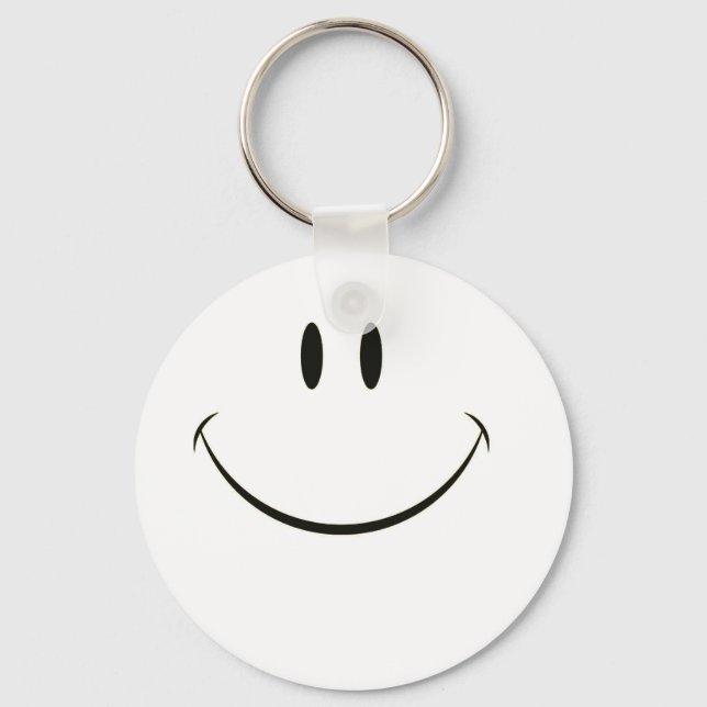 Smiley face keychain (Front)