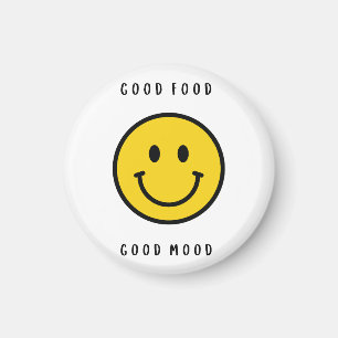 Smiley face magnet, emoji face magnet