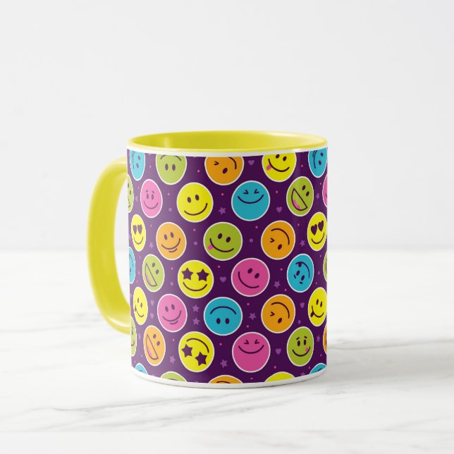 Smiley Faces Mug (Front Left)