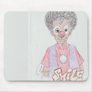 Smiley, Happy Clown mouse pad