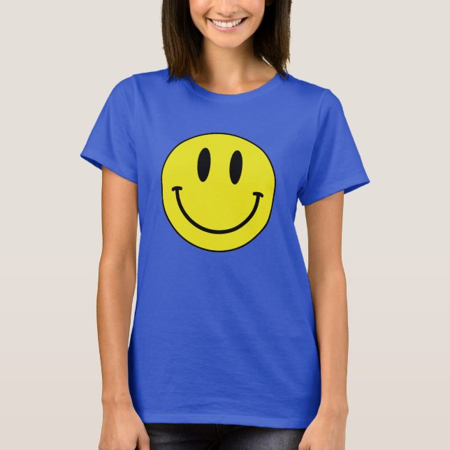 SMILEY HEUREUX VISAGE T-SHIRT (Devant)
