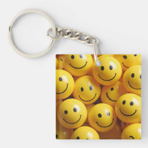 smiley keychain