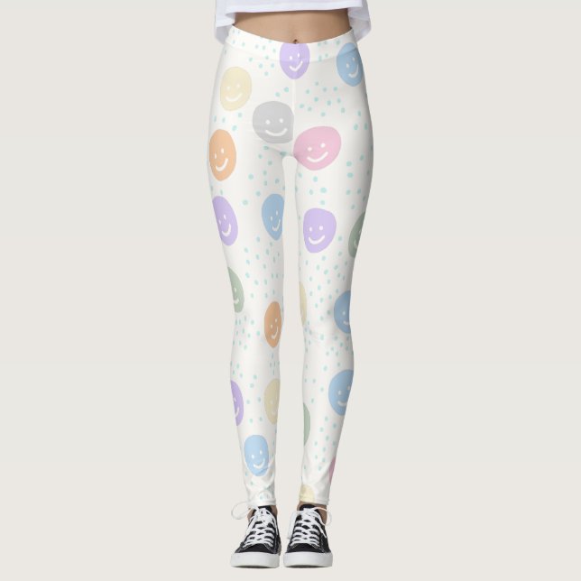 Smiley Muster Leggings (Front)