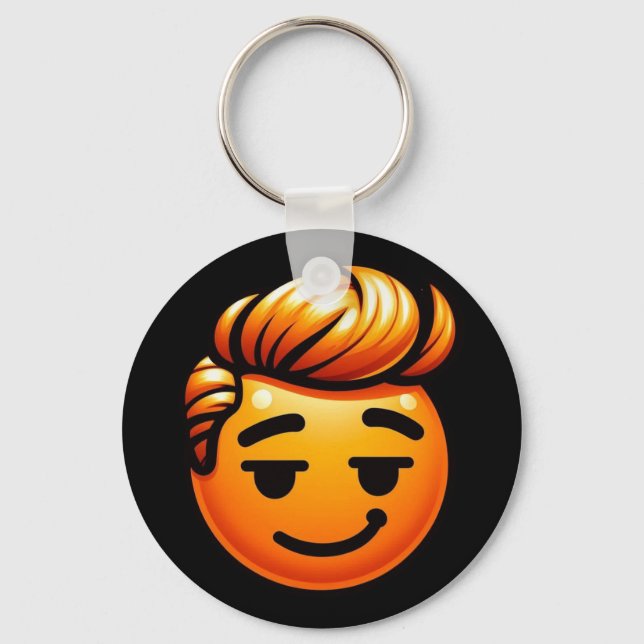 Smilin Donald Keychain (Front)
