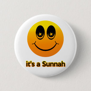 Smiling 2 Inch Round Button