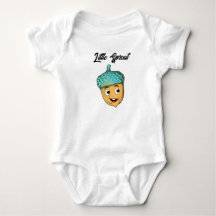 Smiling Acorn Baby Bodysuit T-shirt