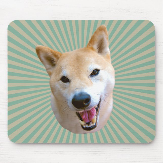 Smiling Barkley Sunburst Mousepad (Front)