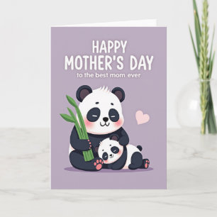 Smiling Bear Mothers Day Card