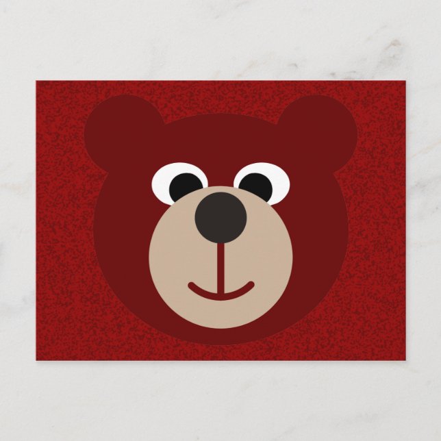 Smiling Bear Postcard (Front)