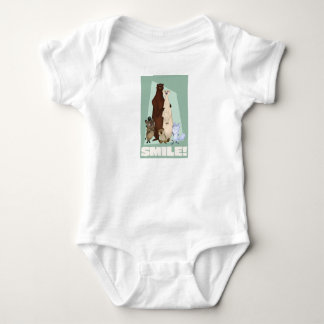 Smiling Bears Baby Bodysuit