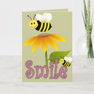 Smiling Bee Card