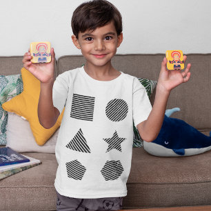 Smiling Boy Playing Shapes  T-Shirt
