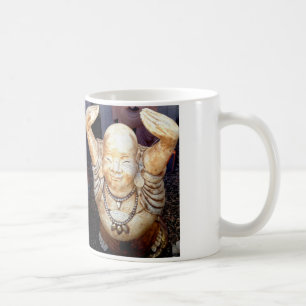 smiling buddha mug