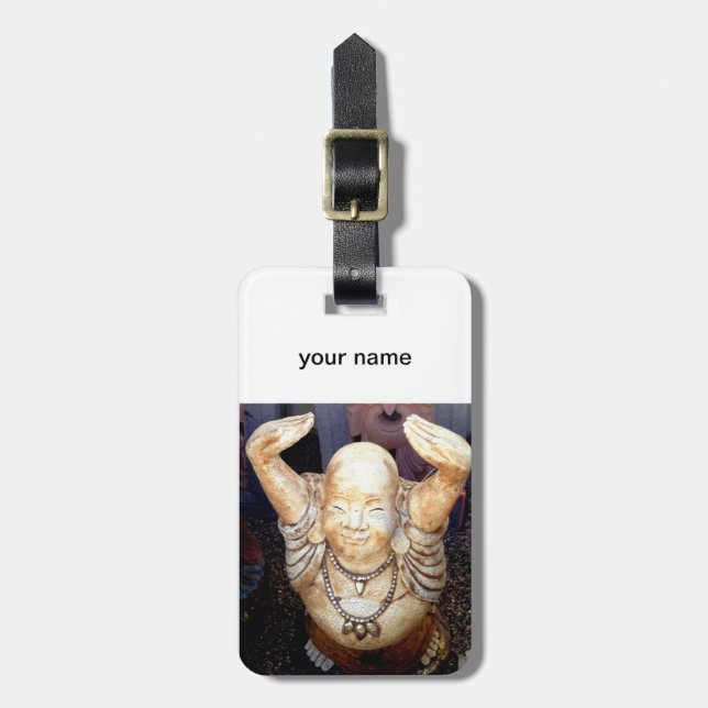 smiling buddha tag (Front Vertical)
