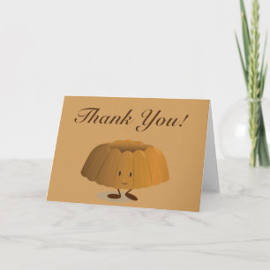 Smiling bundt cake thank you