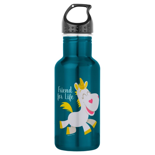Smiling Buttercup Illustration 532 Ml Water Bottle (Front)