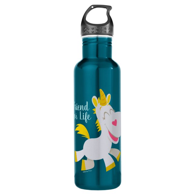 Smiling Buttercup Illustration 710 Ml Water Bottle (Front)