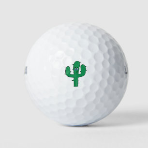 Smiling Cactus Golf Balls