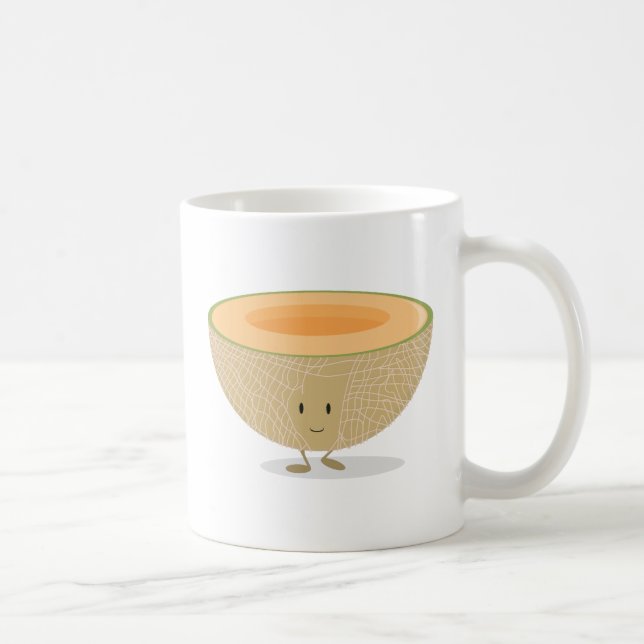 Smiling Cantaloupe Coffee Mug (Right)