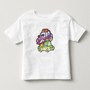 Smiling Car and Truck Toddler T-shirt