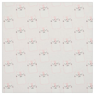 Smiling Cat Fabric