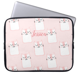 Smiling Cat Laptop Sleeve