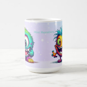 Smiling Cheerful Mini Mutant Monster Coffee Mug