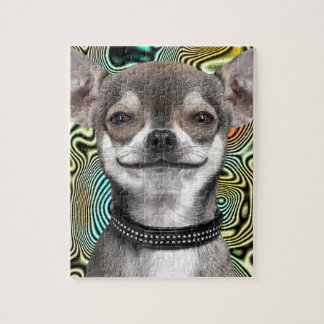 Smiling Chihuahua Dog Jigsaw Puzzle