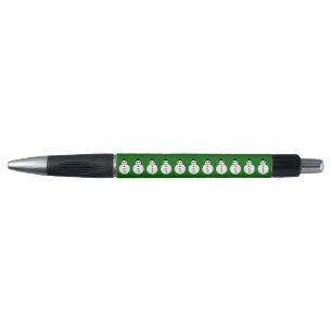 Smiling Christmas Snowman Pen