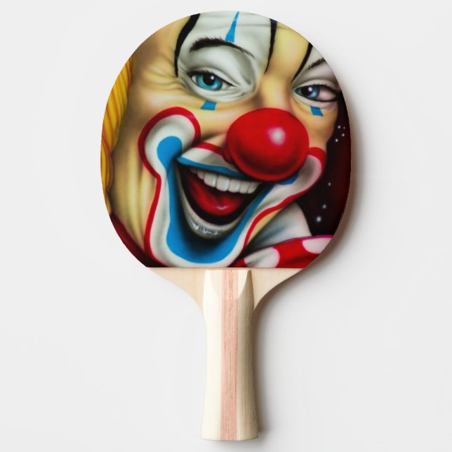 SMILING CLOWN PING PONG PADDLES (Front)