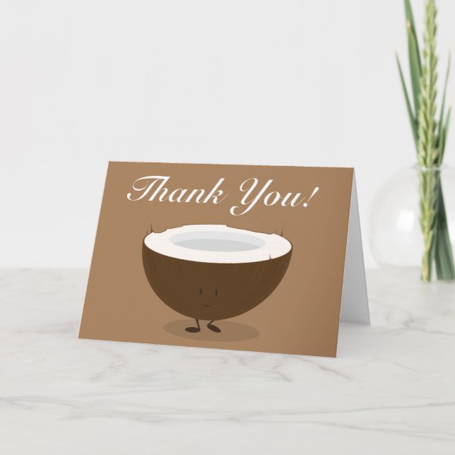 Smiling Coconut thank you (Front)