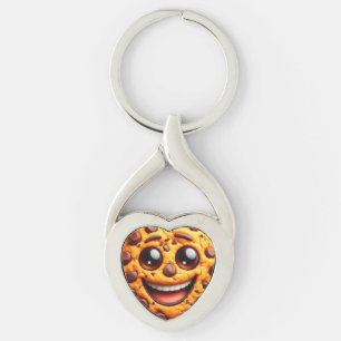 Smiling cookie. keychain