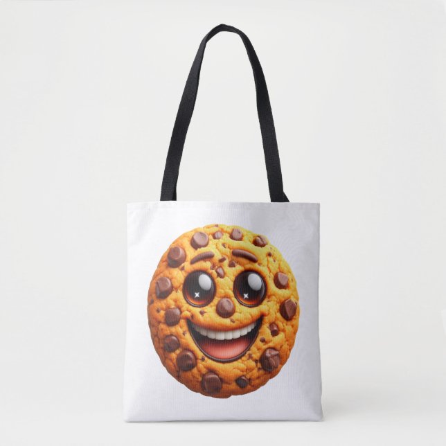 Smiling cookie. tote bag (Front)