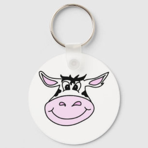 Smiling Cow Keychain