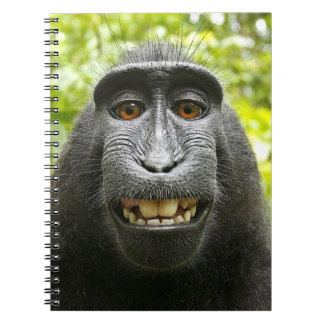 Smiling Crested Celebes Macaque Notebook