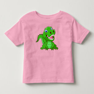 Smiling Crocodile Cartoon  Toddler T-shirt