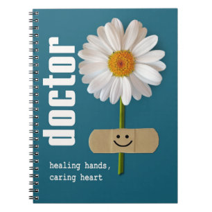 Smiling Daisy Gift Notebook for Doctor