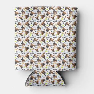 Smiling Dog Boxer Can Cooler
