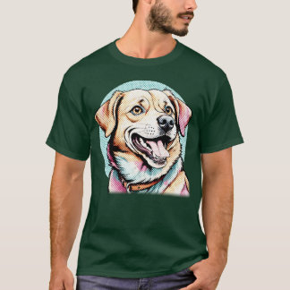 Smiling dog boy funny T-Shirt