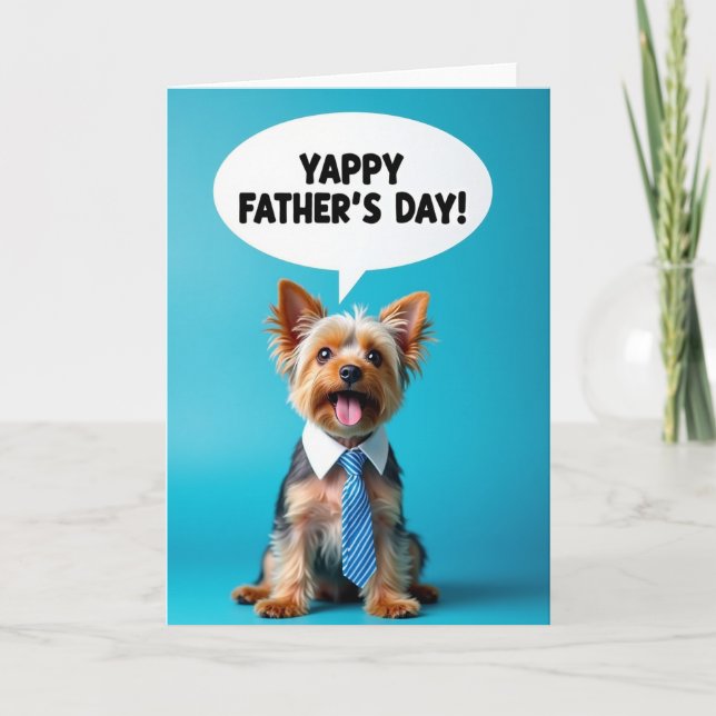 Smiling Dog Portrait Card (Front)