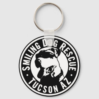 Smiling Dog Rescue Keychain