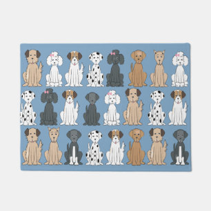 Smiling Dogs Doormat