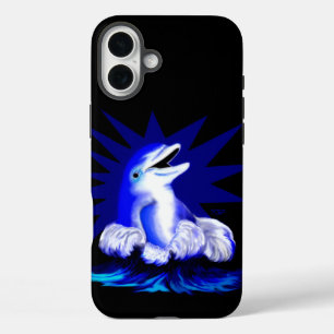 Smiling Dolphin iPhone 16 Plus Case