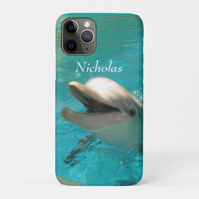 Smiling Dolphin Case-Mate iPhone Case (Back)