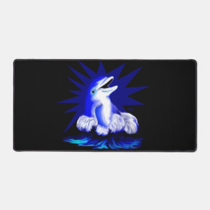 Smiling Dolphin Desk Mat