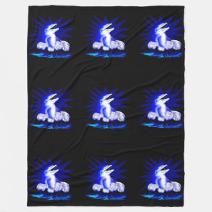 Smiling Dolphin Fleece Blanket