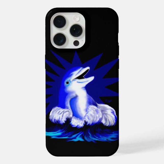 Smiling Dolphin iPhone Case (Back)