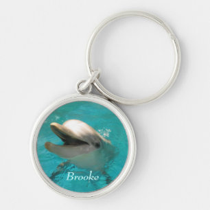 Smiling Dolphin Keychain